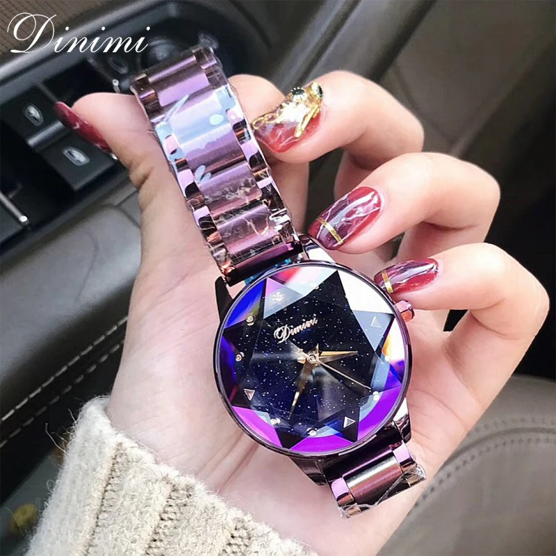 Dimini Fashion Luxury Women Watches Lady Watch Gold Quartz Wrist Watch Stainless Steel Ladies Watches Gifts Present Dropshippin