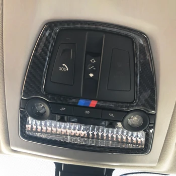 

For BMW 5 Series GT F07 F10 X3 X4 F25 F26 Interior Carbon Fiber Front Reading Light Frame Cover Trim