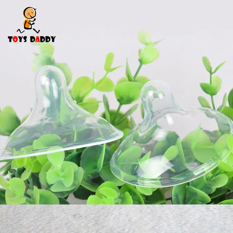 random 2 pcs/ pair nipple Pacifier shaped Nipple Protective cover soft