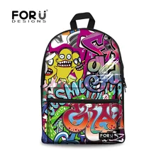Mode harajuku graffiti sac à dos sac à dos hip hop sac étudiants sacs à dos femelle sacs d’école pour les adolescentes sac à dos mochila