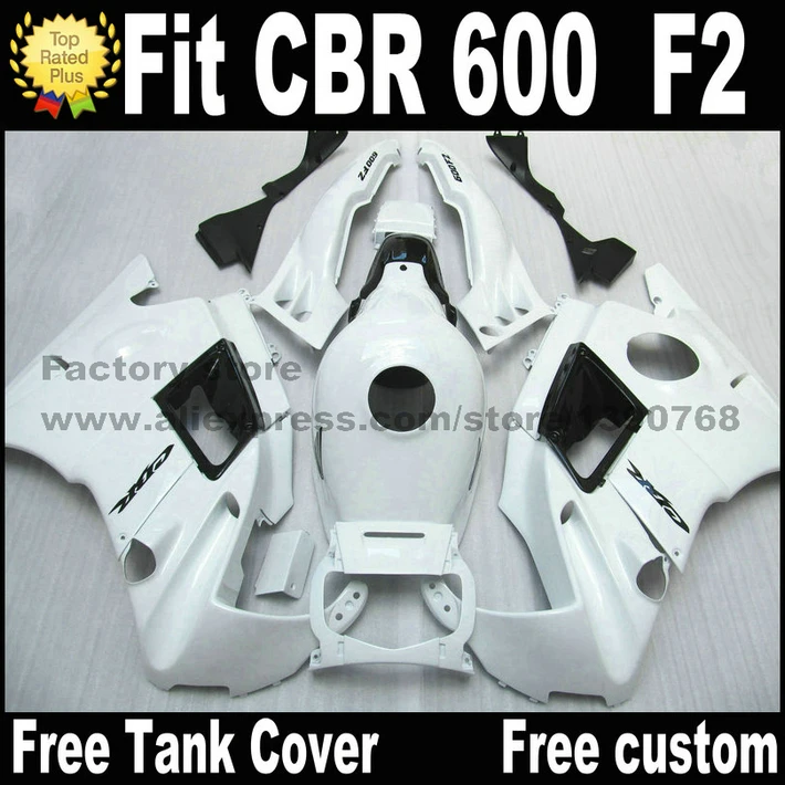 Fairing Body Kit For Honda 91 92 93 94 Cbr 600 F2 Red White Black Custom Cbr600 1991 1992 1993