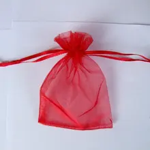 1200 шт 9x12 мм разноцветный прозрачный, жесткой пряжи мешок подарка Сумки