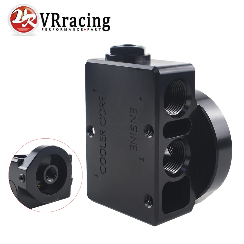 

VR RACING - Oil Filter Sandwich Adaptor For High quality Oil filter remote block with thermostat 1xAN8 4xAN10 ORB FEMALE VR6744