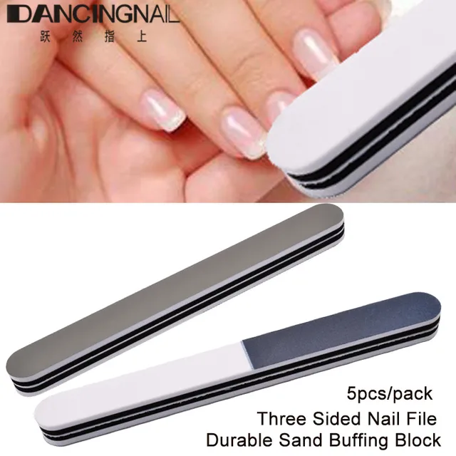 5pcs Three Sided Nail File 1320 400 3000 Trimmer Buffer Block 5pcs Three Sided Nail File 1320 400 3000 Trimmer Buffer Block Durable Beauty