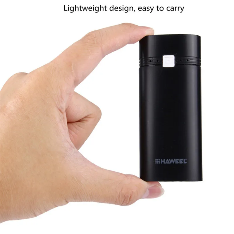 Универсальный чехол для двух аккумуляторов 18650 портативный внешний USB