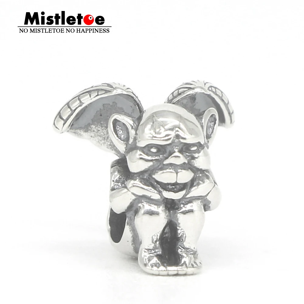 

Mistletoe 925 Sterling Silver Bat Elf Charm Bead Fit European Bracelet Jewelry