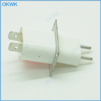 

OKWK Original microwave oven magnetron pins filament plug socket Magnetron pin didn't match the screw