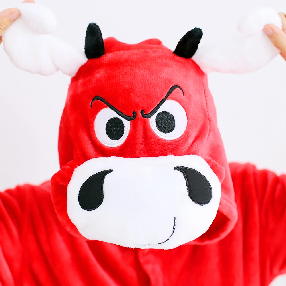 Cartoon-Animal-Red-cow-Plush-Cosplay-Unisex-Adult-Flannel-Hooded-Pajamas-For-Women-Men-Girls-Winter (1)