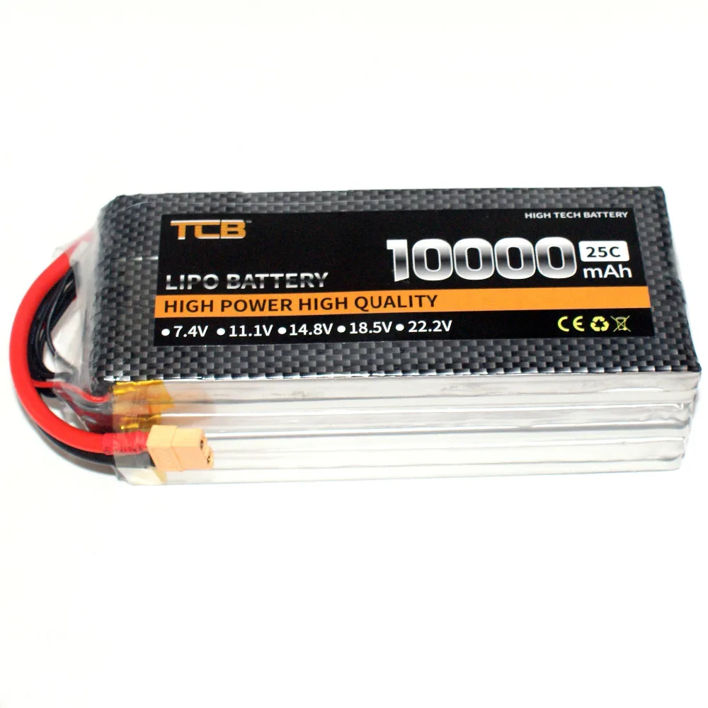 

TCBWORTH RC Aircraft battery 22.2v 10000mAh 25C 6S for RC Airplane drone Car Boat Helicopter 6s Li-ion batteria AKKU