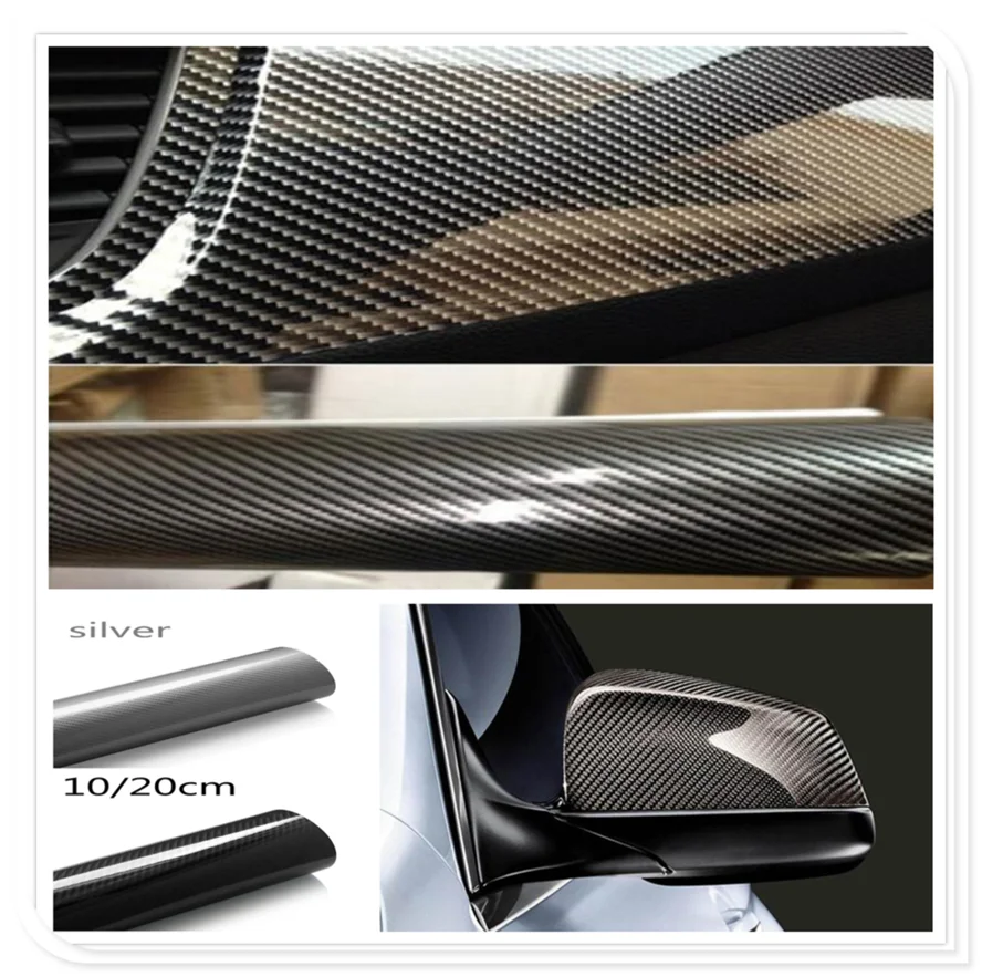 

High Carbon Fiber Vinyl Film Car Wrap FOR KIA RIO K3 K4 K5 Sportage SORENTO venga Hyundai Avante Sonata Santafe i20 i30