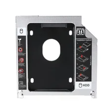 Высококачественный второй HDD Caddy SATA 2," HDD SSD 9,5 мм корпус для Apple Macbook DVD CD rom Feb6