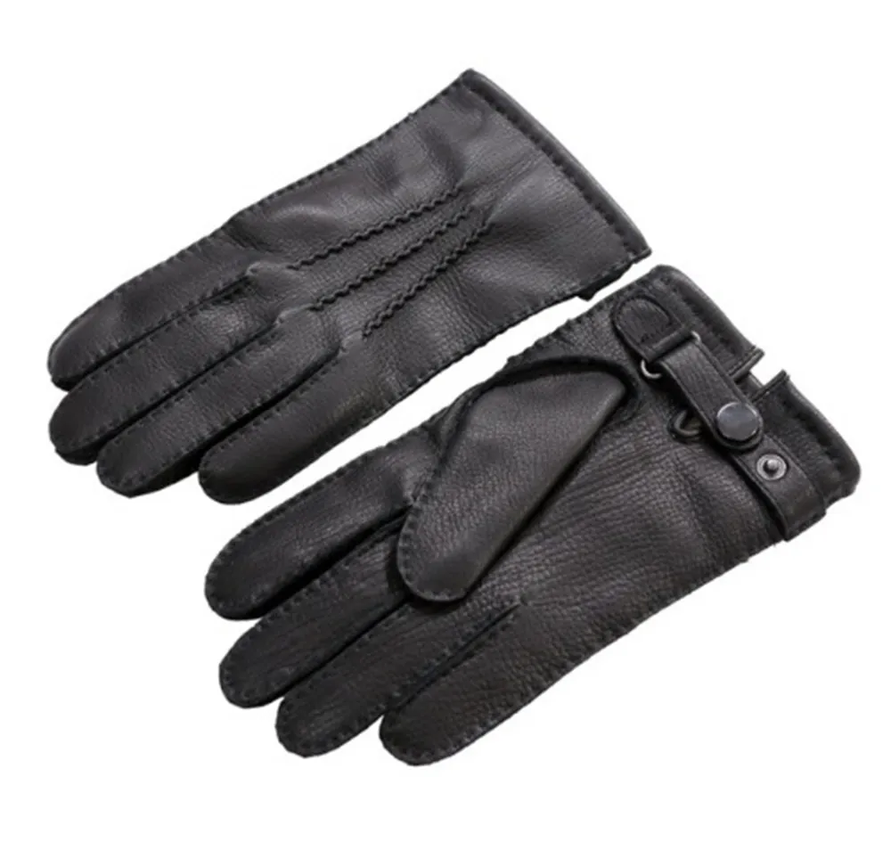 Best Luxury Touchscreen Men's Driving 100 Deerskin Leather Glovesdeerskin leather gloves