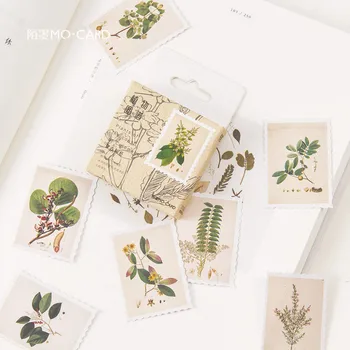 

45 Pcs/pack Plant Decorative Sticker Set Diary Album Label Stickers Diy Stationery Stickers Gift Diary Deco Pack