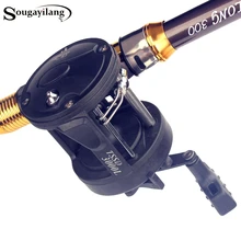 Sougayilang Drum Fishing Reels 3.8:1 TSSD3000L/4000L Count Wheel Baitcasting Reels Trolling Boat Reel Wheel Coil Fishing Reels