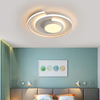 

Modern led ceiling light bedroom fixtures dimming remote control new lights for home living room Kitchen round ceiling lamp
