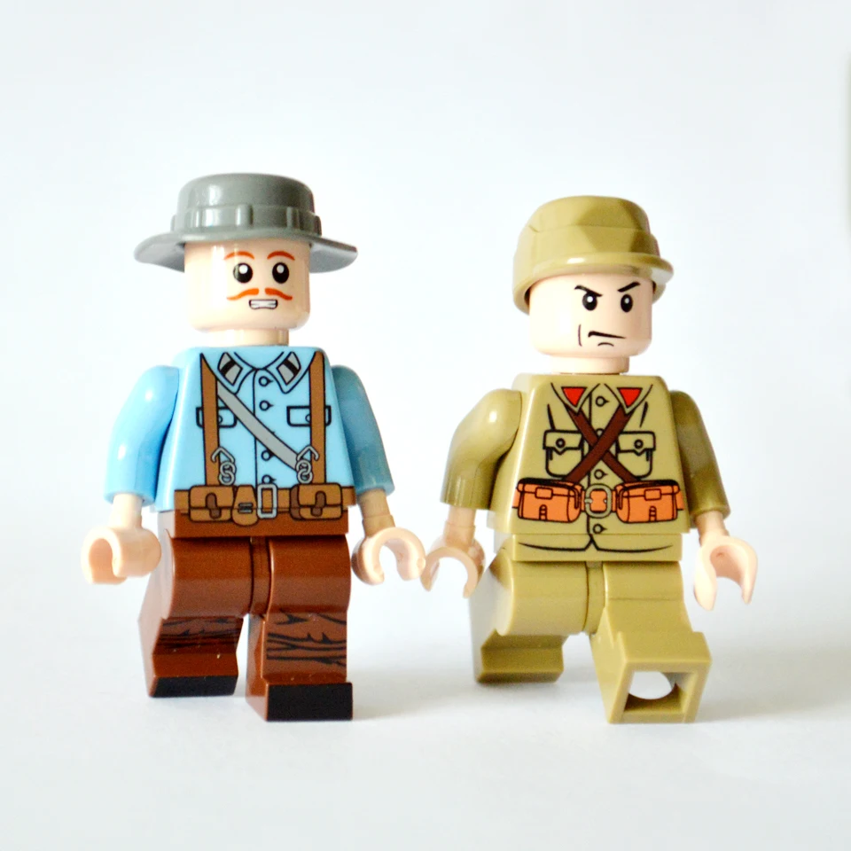 Enlighten Minifigure 24 шт./лот строительные блоки фигурки Кирпичи DIY игрушки полицейский