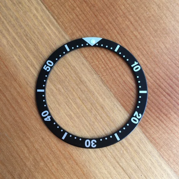 Светящиеся часы pepsi bezels со вставками петля для Seiko Diver/ProPex GMT мужские/женские части часов синий и красный черный инструменты - Цвет: black31.5mm