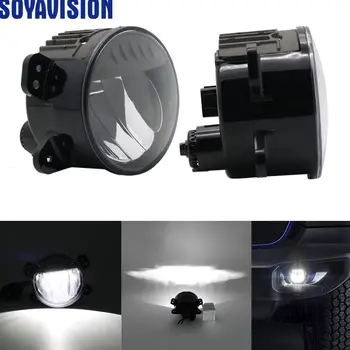 

Car 30W LED Fog light for 2018 2019 Jeep JL Wrangler LED Head Lamp White Red Daytime Running Lights & Amber Turn Signal Light