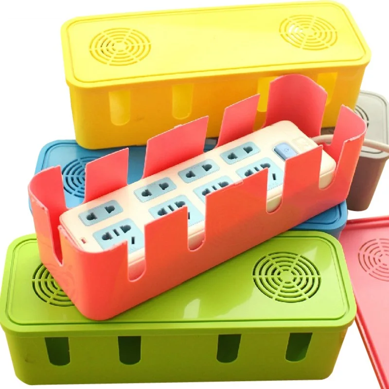 High Quality Cord Socket Storage Boxes Cable Manager Heat Emission Hole