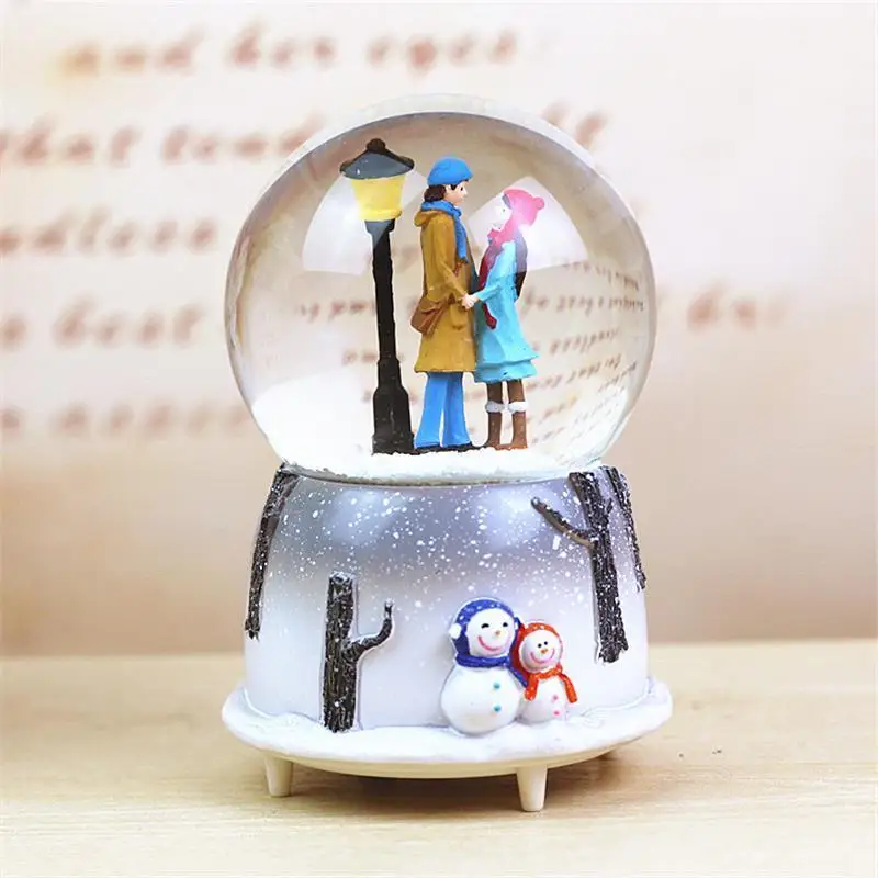 Carillon Scatole Musicali Ballerina механизм Carrossel Snow Globe De Musica карусель Boite A Musique Caja музыкальная шкатулка - Цвет: Version B