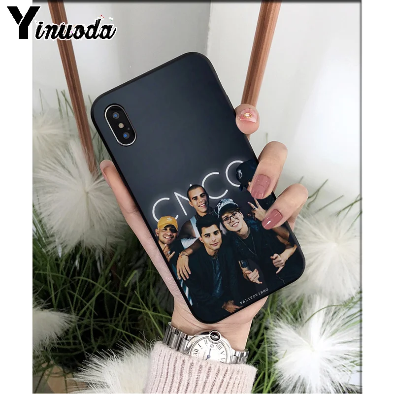 Yinuoda команда CNCO ТПУ Мягкие аксессуары для телефона чехол для Apple iPhone 8 7 6 6S Plus X XS MAX 5 5S SE XR сотовые телефоны - Цвет: A8