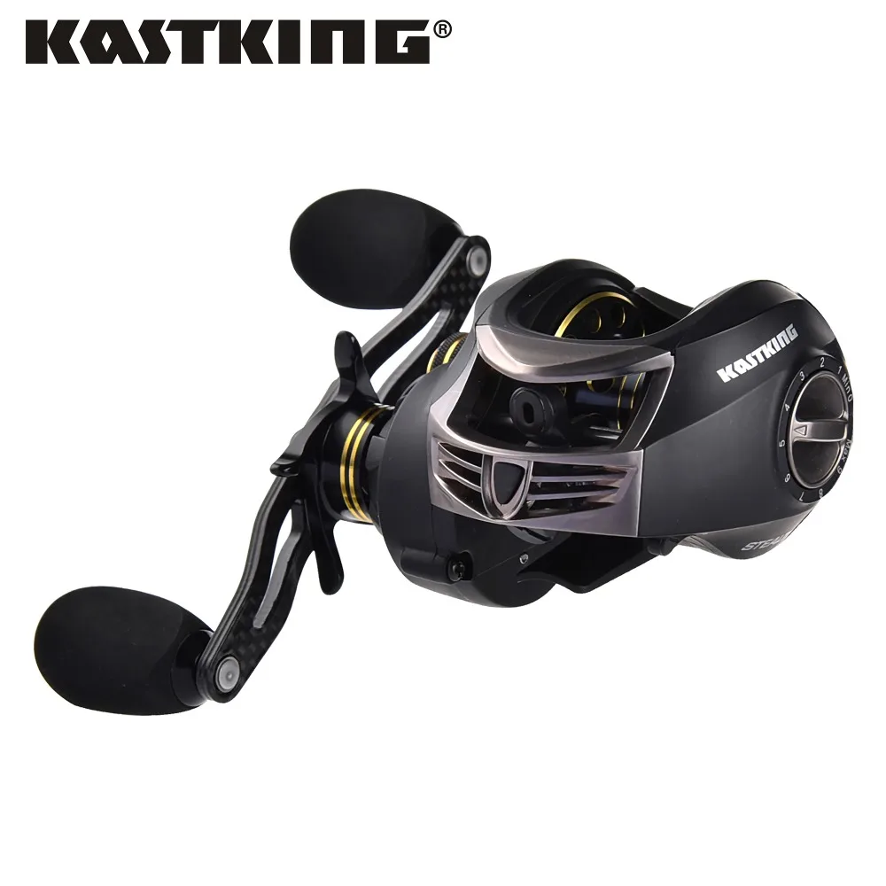 KastKing Бренд Стелс Двойной Тормозной Системы 11 + 1 BB Высокая Скорость Baitcasting Reel