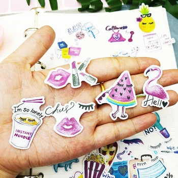 

20/40pcs Cute Fashion Graffiti Sticker Scrapbooking Decoration DIY Album Journal Random for students Not Repeat