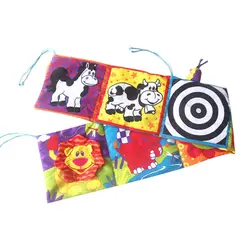 Лидер продаж Игрушки для маленьких детей Детские ткань книги Знания Вокруг Multi-Touch многофункционального весело и двойной Цвет ful кровать