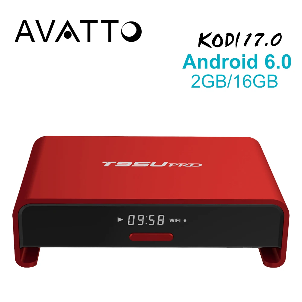 [Genuine] T95U Pro 2GB/16GB Amlogic S912 OCTA Core Android 6.0 Smart TV Box 4K H.265,5G-Wifi Kodi 17.0 Fully Loaded,Set Top Box