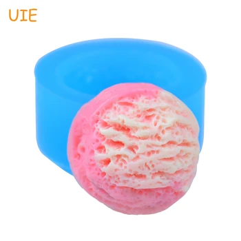 

XYL131U 22.2mm Ice Cream Scoop Silicone Mold - Fondant, Sugarcraft, Chocolate, Marshmallow, Cookie Biscuit, Resin Clay, Wax Mold