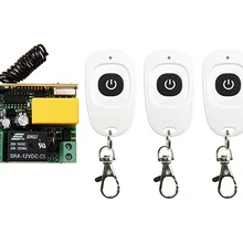 AC220V RF Беспроводной Мини Переключатель приемника радиорелейной пульты дистанционного управления для выключатель света с белым Водонепроницаемый передатчик