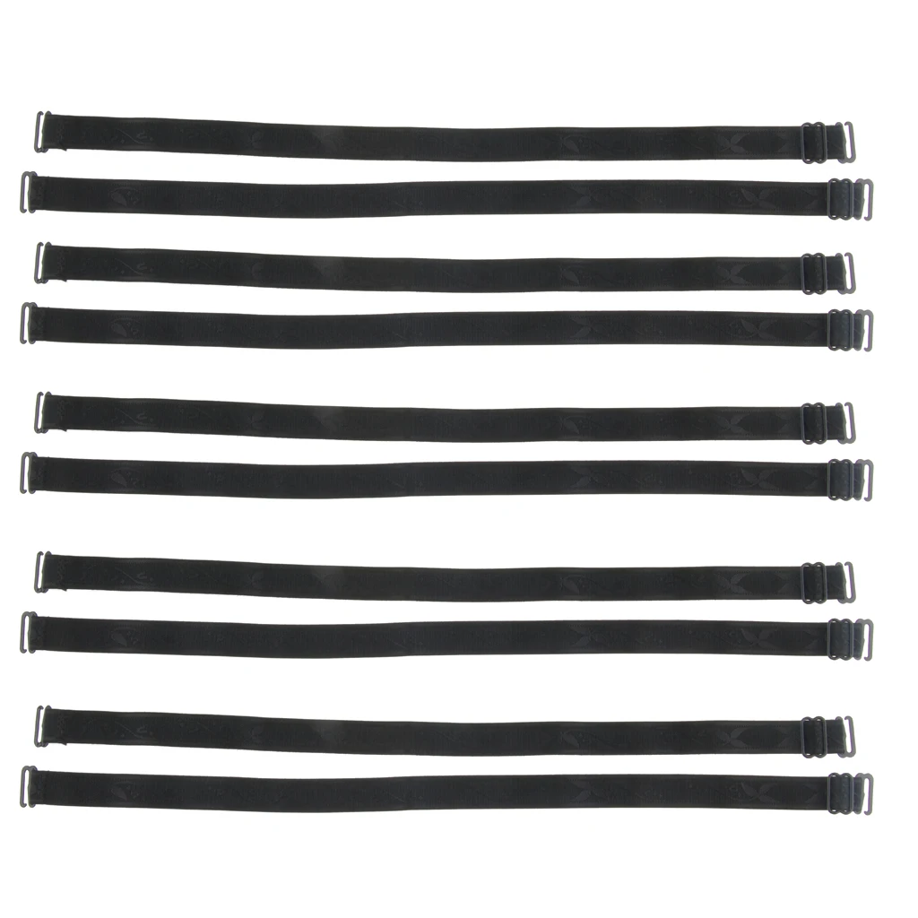 5 Pairs Elastic Adjustable Shoulder Bra Straps Replacement 15mm Width Removable Straps DIY accesorios mujer for Women's Bra
