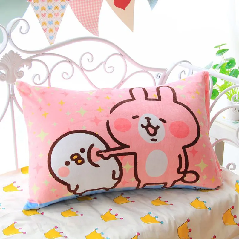 X TMJapanese cartoon cute pillowcases single pillowcase, pink rabbit