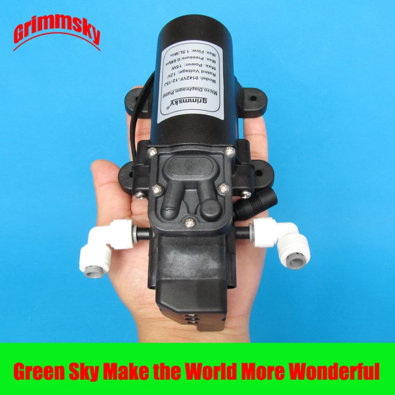 

1.5L/Min 15W very quiet 12v booster water pump for homes