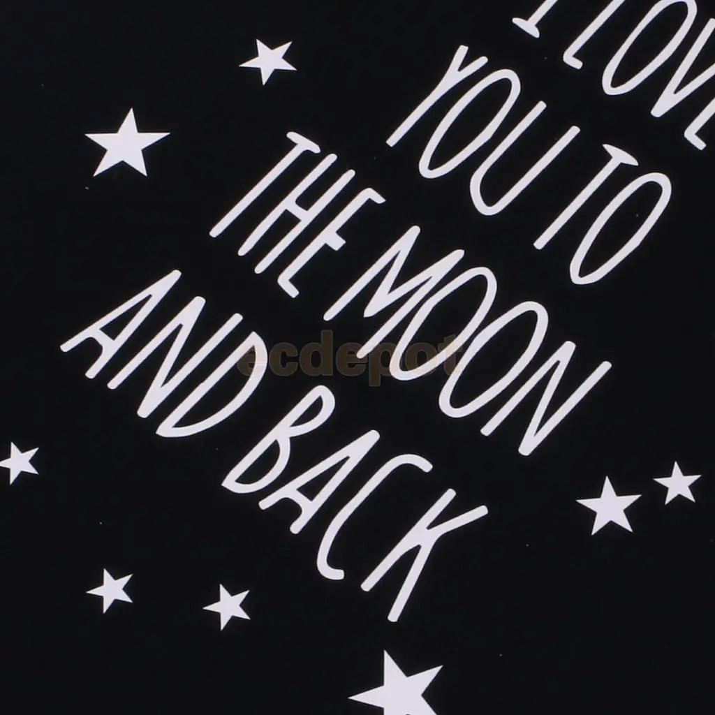 I LOVE YOU TO THE MOON AND BACK Canvas Painting Home Wall Art Decoration