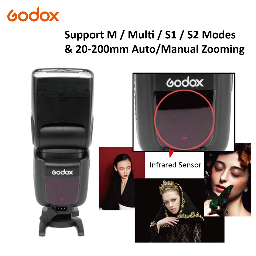 Godox TT600 TT600S 2,4G Беспроводная фотовспышка со встроенным триггером для SONY Canon Nikon Pentax Olympus Fuji