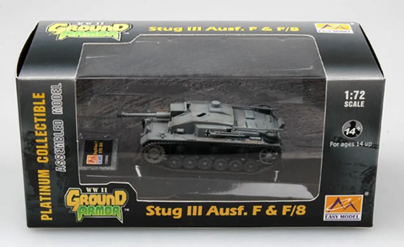 Вторую мировую войну Германии StuG III F abt 201 Штурмовое ружье бак 1942 1/72 не литья под давлением easy model