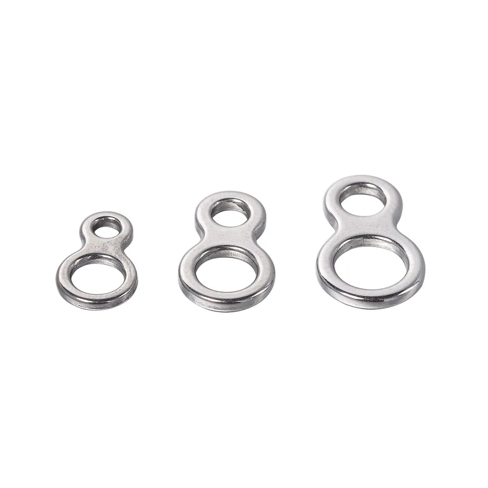 

10Bags/Lot Split Rings For Blank Lures Crank Hard Bait Double Ring Lures Fishing Tackle Connector Solid Rings #S 14x5.7-8.4mm