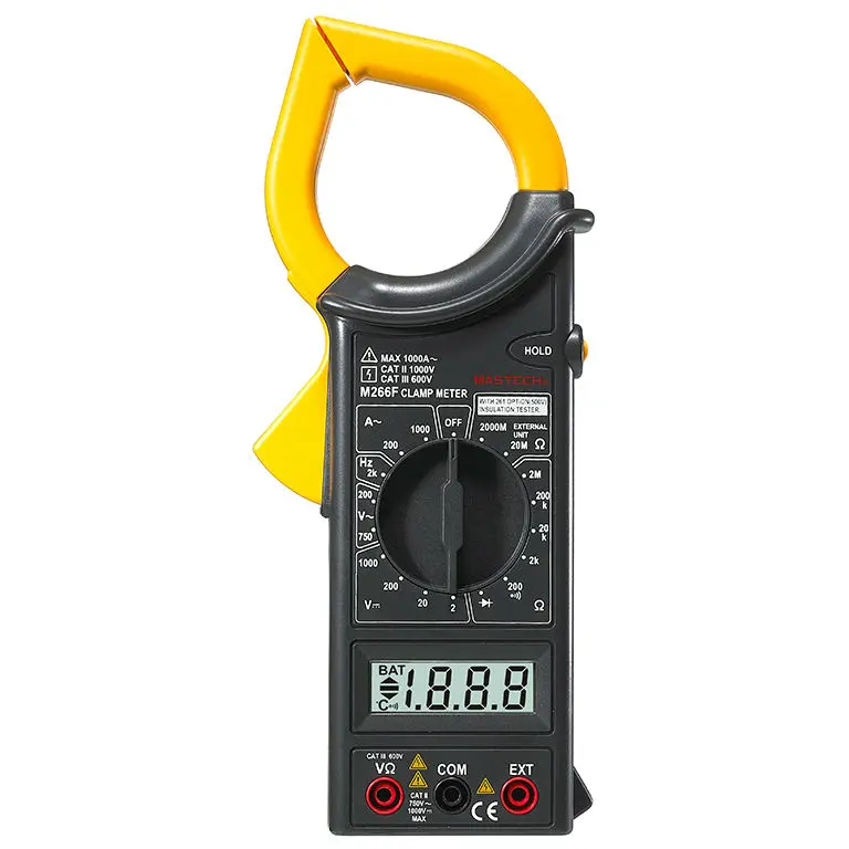 

M266F Digital Clamp Meter Ammeter Voltmeter Ohmmeter Insulation Tester Frequency Test Ampere Meter Amperimetro