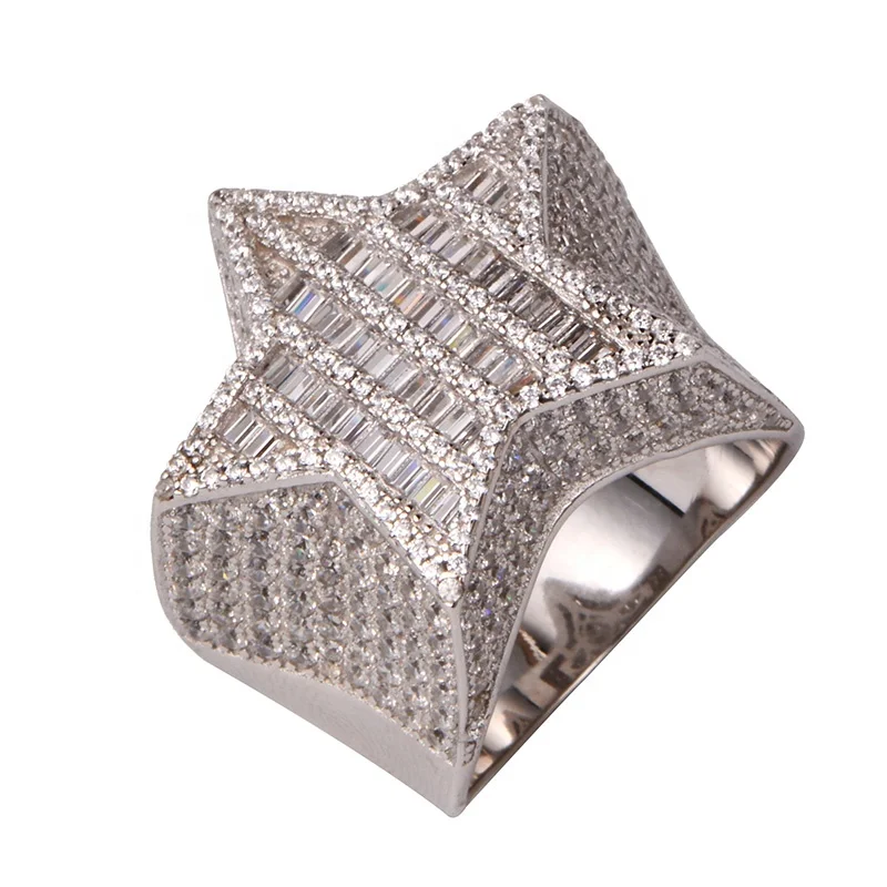 Men-s-3D-STAR-Baguette-Diamond-Pinky
