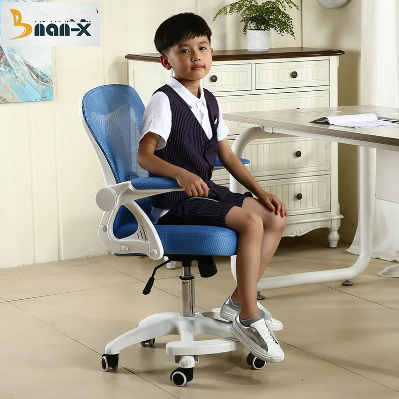 

Children's home writing chair student chair can lift ergonomic backrest mesh computer chair