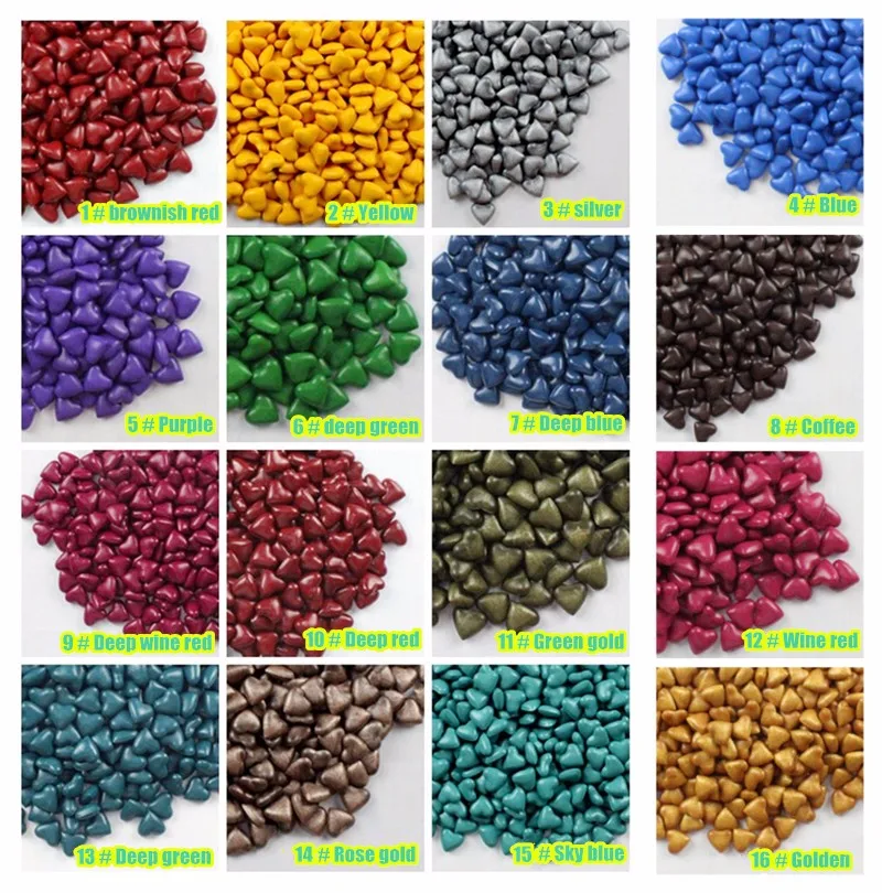 Heart wax beads 1-1