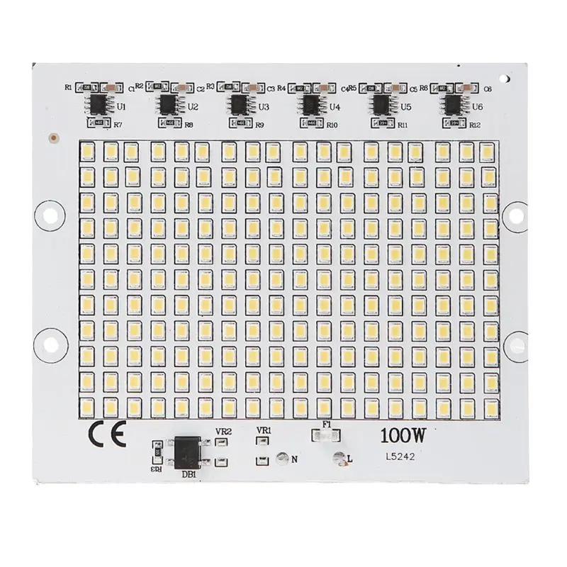 220V 10/20/30/50/100W светодиодный проектирование светильник Панель с поверхностным монтажом, с чипом для лампы с теплым белым умная ис(интеграционная схема фасоли точечный светильник источник декор для