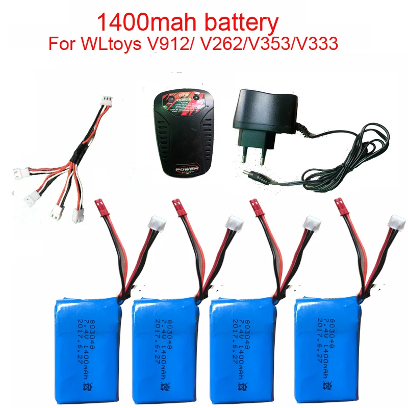 Автомобильный аккумулятор Lamsam 7 4 V 1400mah A959 A969 RC для V912 V262 V353 A979 A949 K929 запчасти