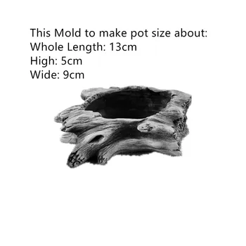 

Tree Root Pot Flower Planting silicone molds for concrete potting clay tool Handmade Mould for tiles Casting