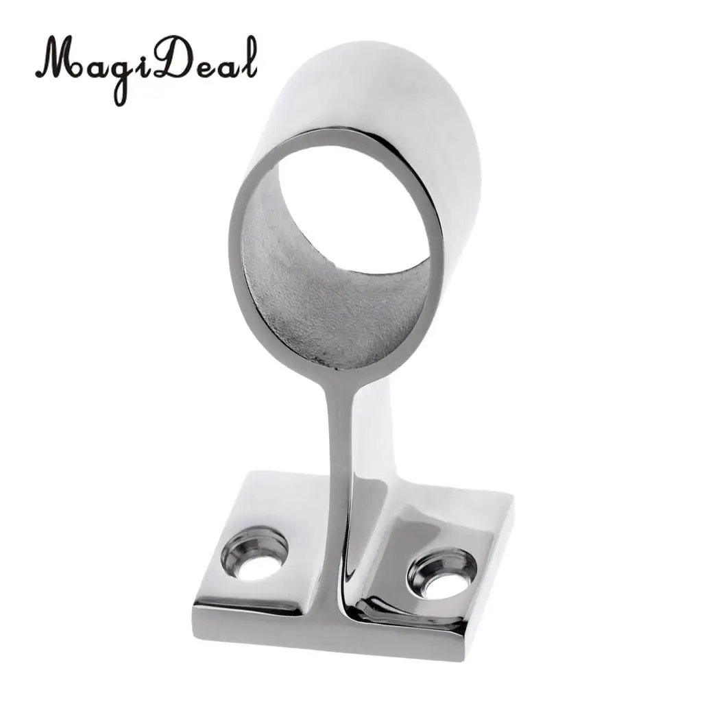MagiDeal Durable Marine Grade Stainless Steel Boat Hand Rail Center Stanchion Replacement Kit for Pipe 7/8' Kayak Dinghy Supply