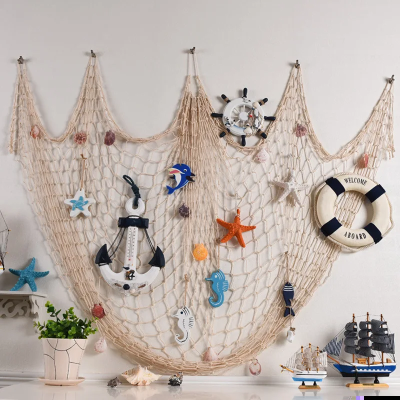 Home-Furnishing-jewelry-nets-Mediterranean-style-rope-nets-background-wall-wall-decoration-A-variety-of-specifications