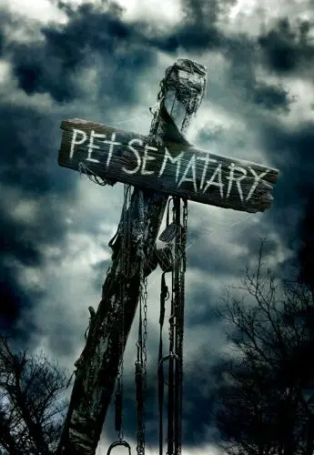 P-4629 Pet Sematary постер фильма Стивен Кинг ужас 02 Ткань настенные картины искусство холст для гостиной