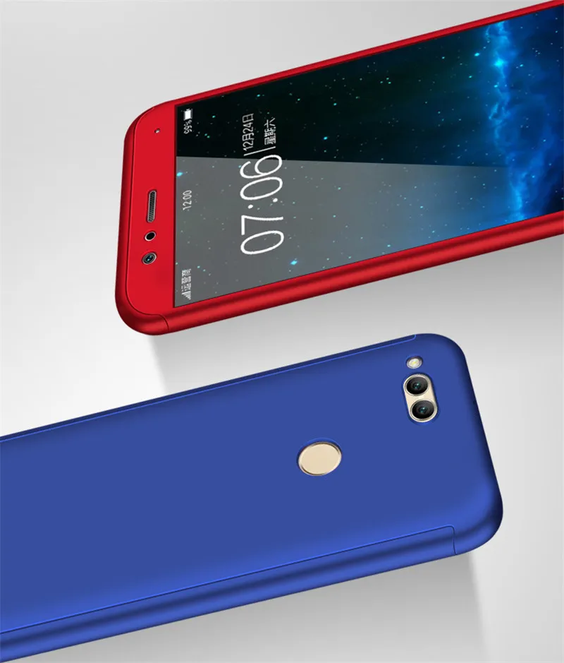 luxury 360 hard plastic full cover for huawei honor 6x 7x   07