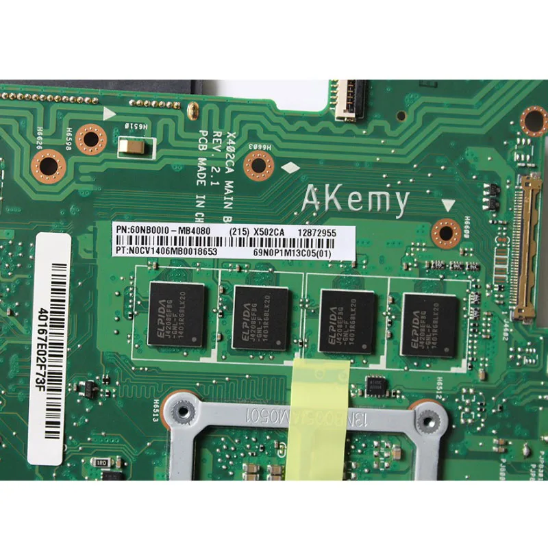 Материнская плата X402CA для ноутбука ASUS X502CA X402C X502C протестированная оригинальная